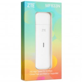 Модем ZTE MF833N 2G/3G/4G, внешний, белый