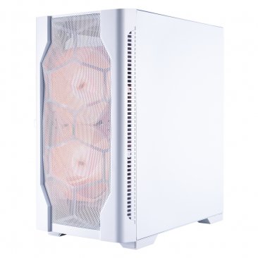 Корпус 1STPLAYER DK D4-M ARGB White / mATX / 2x140mm & 1x120mm ARGB fans  / D4-M-WH-2F7-14-W-1F7-W