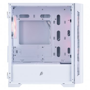 Корпус 1STPLAYER DK D4-M ARGB White / mATX / 2x140mm & 1x120mm ARGB fans  / D4-M-WH-2F7-14-W-1F7-W