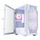 Корпус 1STPLAYER DK D4-M ARGB White / mATX / 2x140mm & 1x120mm ARGB fans  / D4-M-WH-2F7-14-W-1F7-W