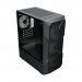 Корпус XASTRA A304 4ARGB Black ATX/Mesh/half-size TG/4x120mm ARGB FC fans/ A304-4FC12A